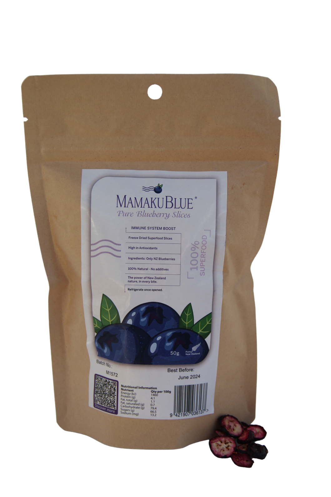 Pure Blueberry Slices
